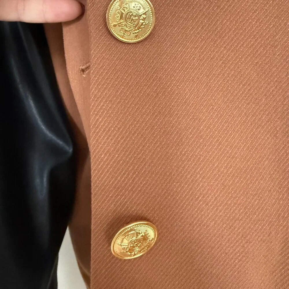 Anthropologie Avec Les Filles Mixed Media Blazer - Size XL - Picture 4 of 6